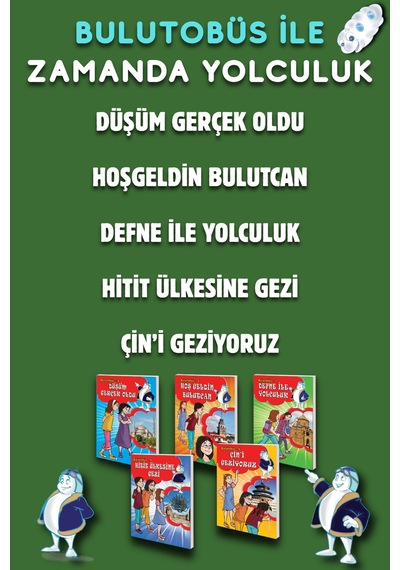 Bulutobüs İle Zamanda Yolculuk Dizisi Kutulu 5 Kitap