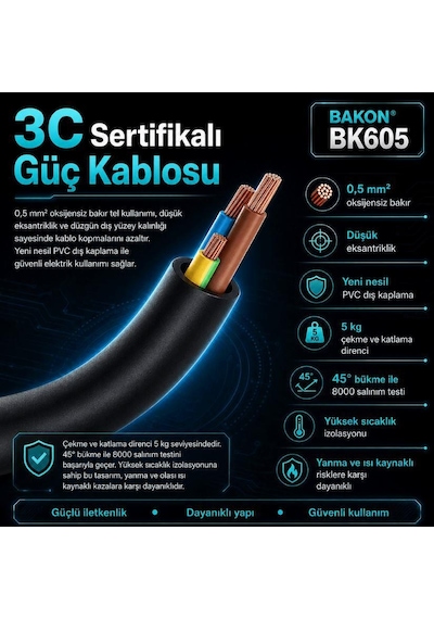 Bakon Bk605 60w Kalem Havya