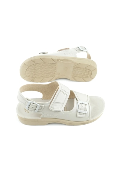 Gezer 04003 Erkek Ortopedik Hac Umre Günlük Sandalet Krem