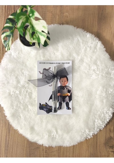 Pamuğum Atelier Kişiye Özel Fotoğraflı Yarasa Adam 10 Ml Sprey Kolonyalı Doğum Günü Hediyeliği 15-25-35-50 Adet 25 Adet