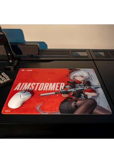 Dream Gamer Aim Stormer Float Glass Mousepad - Control Yüzey Red 2-500 X 400 Mm