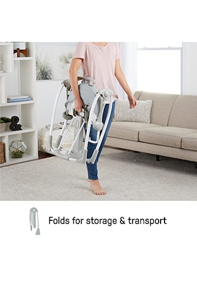Ingenuity Convertme 2'si 1 Arada Kompakt Taşınabilir Bebek Salıncağı Ve Bebek Koltuğu, Akülü Titreşimler, Otomatik Sallanma, Doğa Sesleri - 9 Kg'a Kadar Açık Bej Ingenuity Convertme 2'si 1 Arada Kompakt Taşınabilir Bebek Salıncağı Ve Bebek Koltuğu, Akülü Titreşimler, Otomatik Sallanma, Doğa Sesleri - 9 Kg'a Kadar Açık Bej