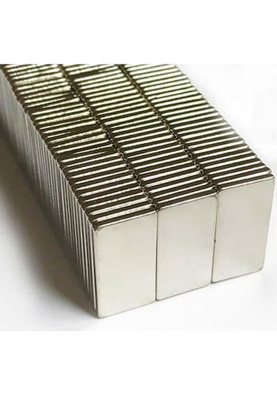 40 Adet 20x10x1,5mm Dikdörtgen Neodyum Mıknatıs