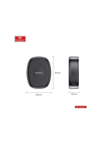 Earldom Eh177 Yapışlı Mıknatıslı 360 Derece Ayarlanabilen M414