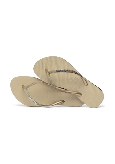 Havaianas Slim Sparkle Iı Bayan Terlik - Sand Grey Altın