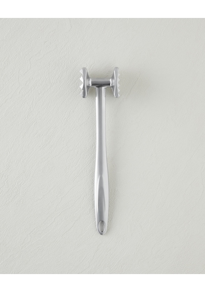 English Home Steel Master Paslanmaz Çelik Et Dövme Gereci Mutfak Gereci 22 Cm Gri Gri