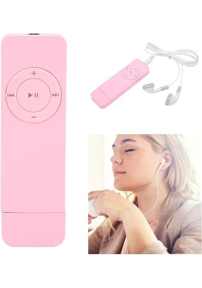 Mp3 Player Sd Card Uyumlu Pembe