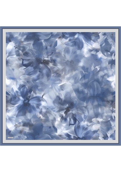 Armine İpek Eşarp 2025 Yaz - 9310-38 Mavi Twill Mavi