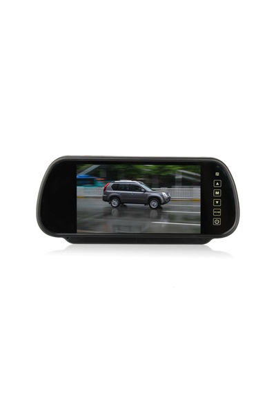 Kameralı Park Sensörü 7'' Ayna Hd Ekran+Plakalık Kamera
