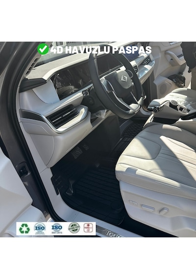 Volkswagen New Beetle 2011 4d Havuzlu Üniversal Yeni Nesil Paspas Siyah Gold Seri