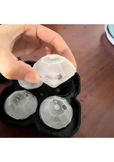Tahtakale Toptancı Silikon Elmas Buz Kalıbı 4 Lü Çok Renkli