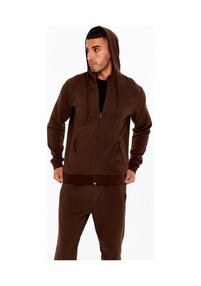 AR-MA Arma Erkek Slim Fit Interlok Kapüşonlu Sweatshirt Yandan Gizli Fermuarlı Cepli K30324989702 Kahverengi AR-MA Arma Erkek Slim Fit Interlok Kapüşonlu Sweatshirt Yandan Gizli Fermuarlı Cepli K30324989702 Kahverengi