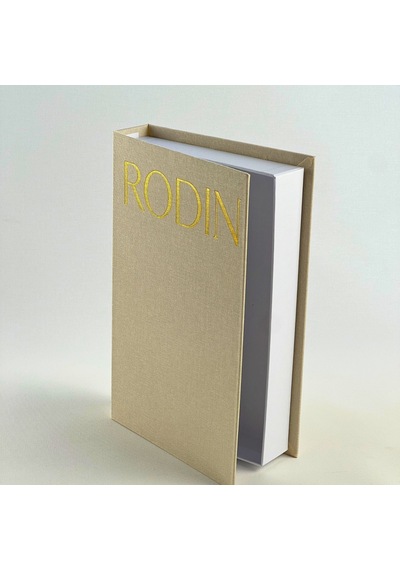 Bak Gel Al Premium Bez Kaplama Kitap Şeklinde Dekoratif Saklama Kutusu - Rodin
