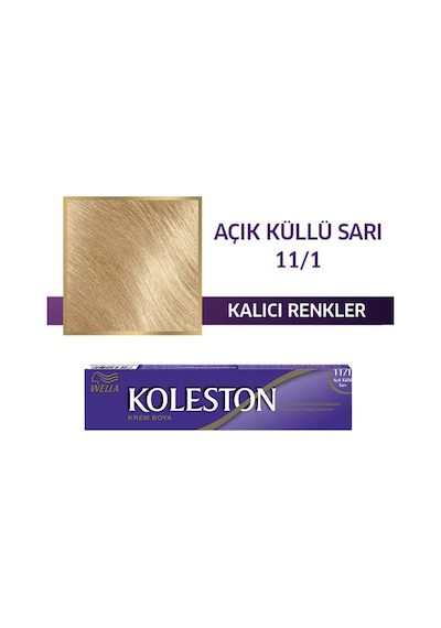 Koleston Single Tüp Saç Boyası 11/1 Açık Küllü Sarı