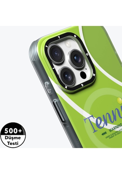 Apple iPhone 16 Pro Uyumlu Kılıf Magsafe Şarj Özellikli Spor Tasarımlı Youngkit Dynamic Serisi Kapak Yeşil