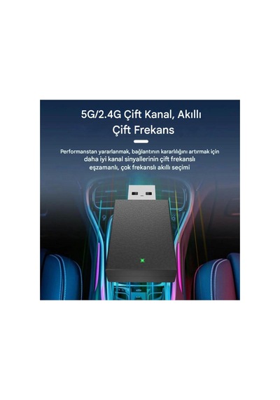 Kablosuz Android Auto/car Play Usb Dongle Cihazı Lisinya