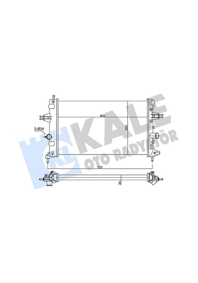 Kale Radyatör Astra G 1.6 Z16xep Ac Mek 600x375x26 Kale 354105 1300270-93179909