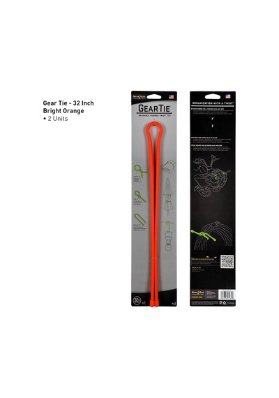 Nite Ize Gear Tie 81.2 Cm Turuncu 2Li Paket Kablo Düzenleyici Turuncu