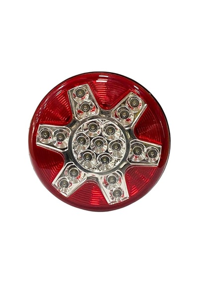 12v Geri Vites Lambası Ledli Yuvarlak 122 Mm Güleryüz Cobra-mıtsubıshı-otokar-temsa