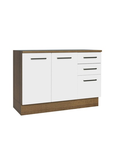 Yale Mutfak Alt Modül 3 Çekmeceli -2 Kapaklı-120 Cm -tezgah Dahil Atlantik Çam Yale Mutfak Alt Modül 3 Çekmeceli -2 Kapaklı-120 Cm -tezgah Dahil Atlantik Çam
