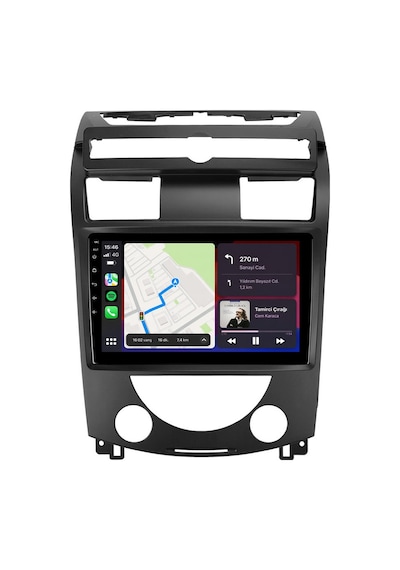 Ssangyong Rexton Android Multimedya 10 İnç 2008-2011 Carplay Android Auto Navigasyon 8gb Ram 128gb 9"