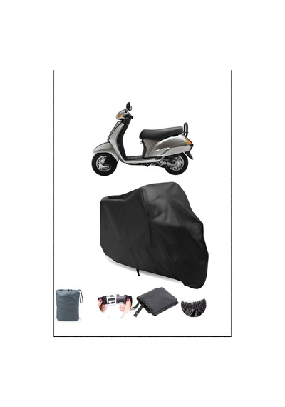 Siyah Honda Activa 100 Su Geçirmez Dayanıklı Motosiklet Örtüsü