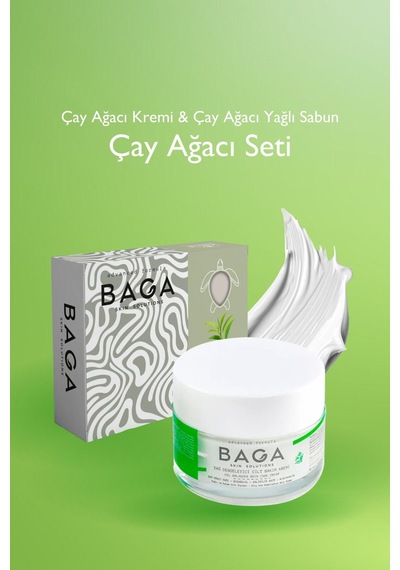 Çay Ağacı Krem &çay Ağacı Yağlı Sabun Set
