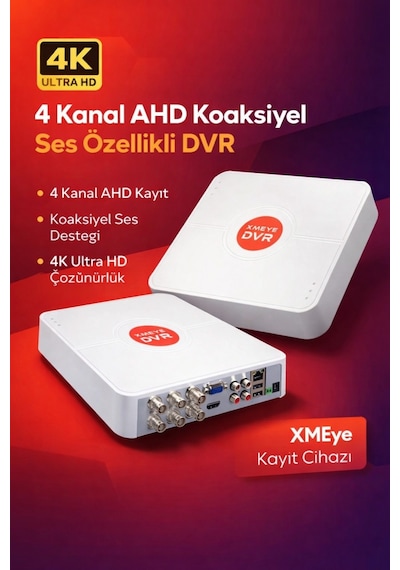 J-tech 5mp Sesli 3080 Renkli Gece Görüşlü 4 Lü 500gb Akıllı Güvenlik Kamera Seti Yüz Ve Araç Tanım