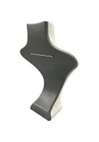 Yerli Üretim Londra Model Süet Kumaş Krem Renk 22/18 Cm Kolye Sergileme Mankeni Çok Renkli