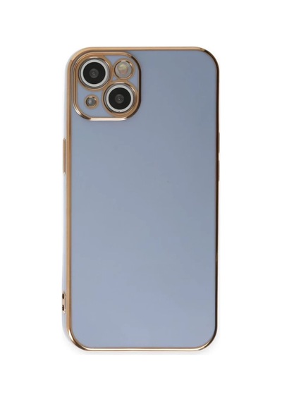 İphone 15 Kılıf Volet Silikon - Mavi