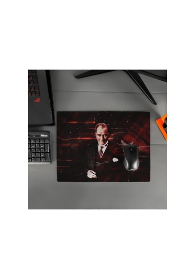 Hediyesepeti Mustafa Kemal Atatürk Tasarımlı 40x30 Mousepad Sku: Zeus8690010358011