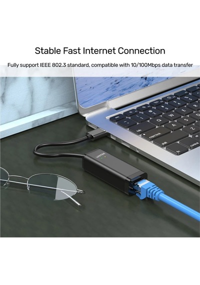 Unıtek Usb-a To Megabıt Eth. Dönüştürücü Y-1468