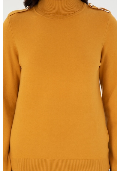 Pierre Cardin Kadın Safran Kazak /triko 50290579-vr043 Safran