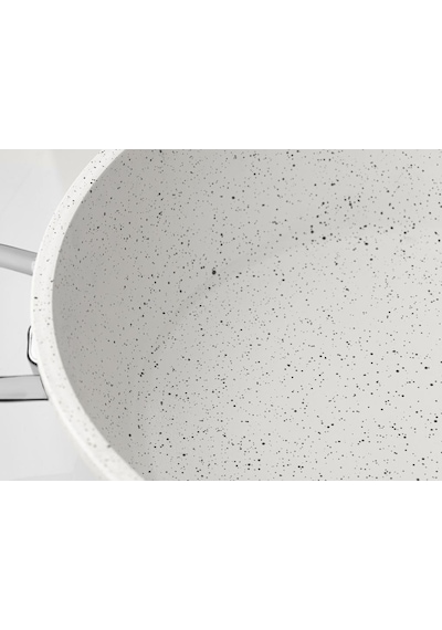 Taç Gravita Döküm Derin Tencere 22 CM Beyaz Tac-3481