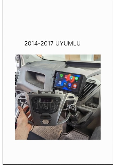 Snp Serisi Ford Transit Custom Uyumlu 9" Multimedya Android Teyp 2012-2017 4-64 Gb + Kamera 9"