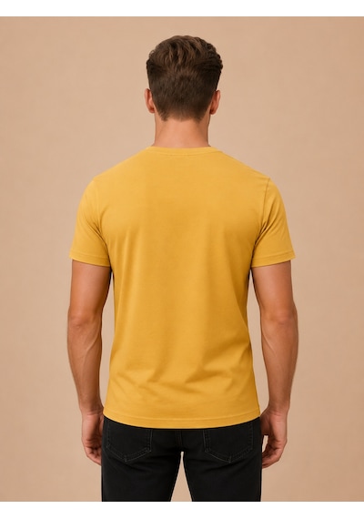Vogoss Actıon Baskılı Erkek T-shırt 62494-30010 Sari