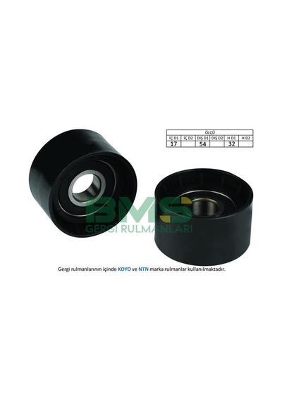 BMS 40 Alternatör V Kayış Gergi Rulmanı CLIO 2.0 Laguna 1.8 Laguna 2.0 16V
