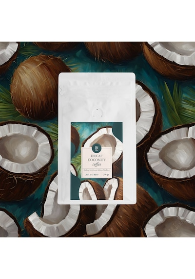 Mim And More Decaf Coconut Coffee Kafeinsiz Hindistan Cevizi Aromalı Filtre Kahve 200 G