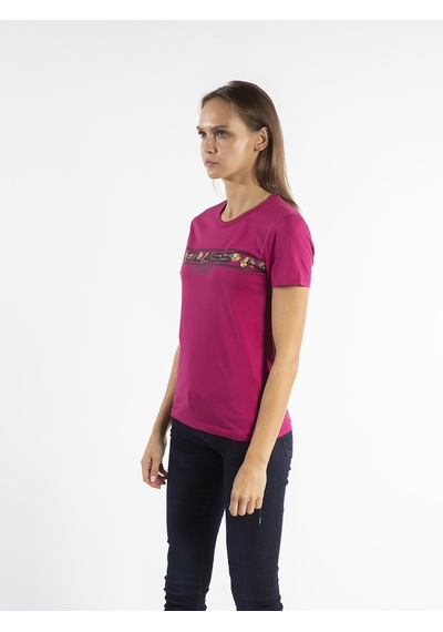 CAVALLI CLASS Kadın  T'shirt CLC7429 Pembe