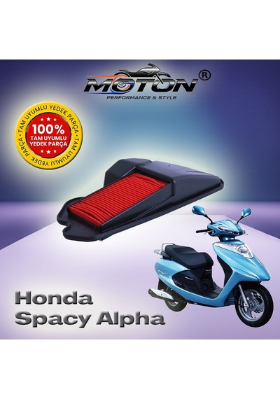 Honda Spacy Alpha 110 Yüksek Performanslı Hava Filtresi 2014-2020 Uyumlu