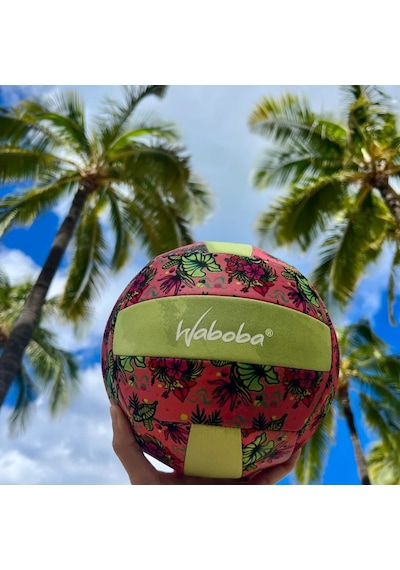 Waboba Artist Plaj Voleybol Topu Çiçek Desenli Deniz Ve Bahçe Voleybol Topu 8,5inç 5 Numara