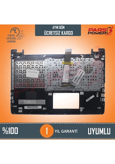 Asus Uyumlu K56cb-xo029h, K56cb-xo030d Üst Kasalı Klavye Siyah Tr Pars Power Siyah - Kasalı 861073