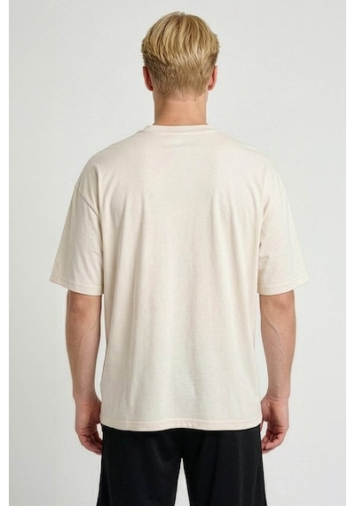 Hummel 912367-9157 Ekru Erkek T-shirt 912367-9157