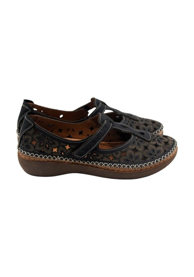 Venüs Kadın Comfort Deri Sandalet Siyah 25190242y Siyah