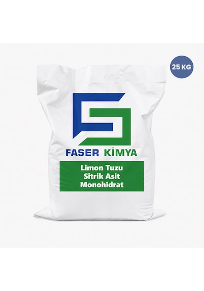 Limon Tuzu Sitrik Asit Monohidrat E330 25 Kg