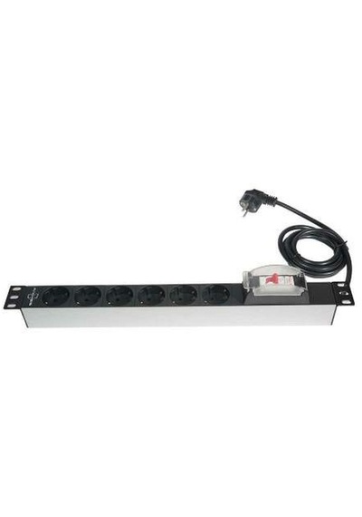 Bestrack Rack Kabin 6 Lı Sigortalı Aliminyum Priz 2 Mt
