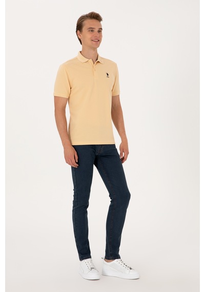U.s. Polo Assn. Erkek Polo T-shirt 2106316 Bej