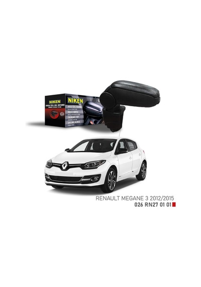 Niken Araca Özel Kolçak Renault Megane Iıı 3 2012 - 2015 Arası Siyah
