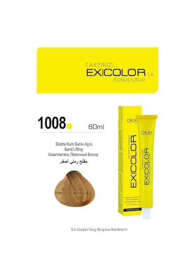 Exicolor 1008 Ekstra Kum Sarısı Açıcı