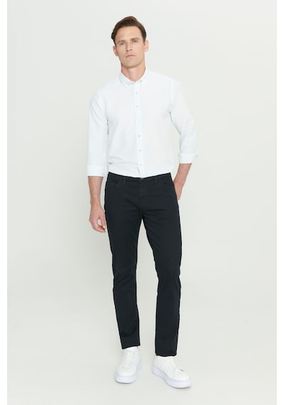 Ac&Co / Altınyıldız Classics Slim Fit Pamuklu Esnek Chino Erkek Pantolon - Siyah